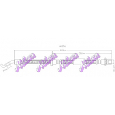 H6556 Brovex-Nelson Тормозной шланг