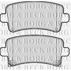 BBP2120 BORG & BECK Комплект тормозных колодок, дисковый тормоз