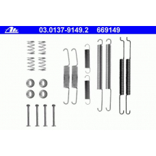 03.0137-9149.2 ATE Комплектующие, тормозная колодка