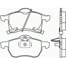 2305701 TEXTAR Комплект тормозных колодок, дисковый тормоз