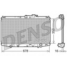 DRM40021 DENSO Радиатор, охлаждение двигателя