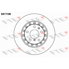 BS7118B FTE Тормозной диск