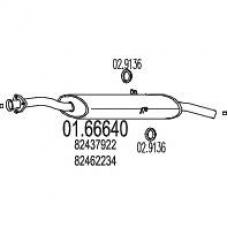 01.66640 MTS Глушитель выхлопных газов конечный