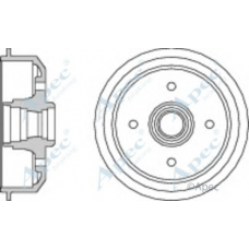 DRM9116 APEC Тормозной барабан