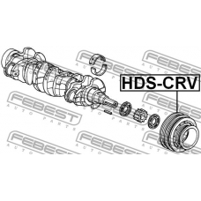 HDS-CRV FEBEST Ременный шкив, коленчатый вал