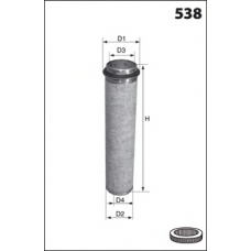 FA3408 MECAFILTER Фильтр добавочного воздуха