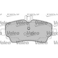 597466 VALEO Комплект тормозных колодок, дисковый тормоз