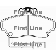 FBP1188 FIRST LINE Комплект тормозных колодок, дисковый тормоз