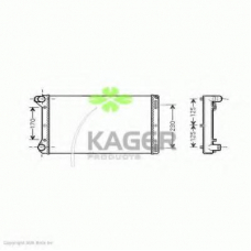 31-2930 KAGER Радиатор, охлаждение двигателя
