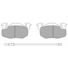 FBP-0464-01 FREMAX Комплект тормозных колодок, дисковый тормоз