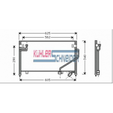 0222901 KUHLER SCHNEIDER Конденсатор, кондиционер