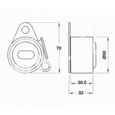 ITB-6536 IPS Parts Устройство для натяжения ремня, ремень грм