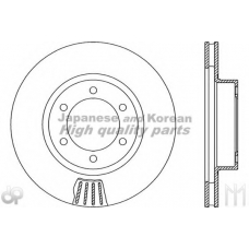0990-6412 ASHUKI Тормозной диск
