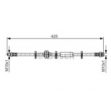 1 987 476 864 BOSCH Тормозной шланг