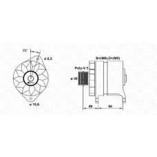 943356999010 MAGNETI MARELLI Генератор