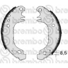 S 68 517 BREMBO Комплект тормозных колодок