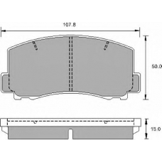 441781 ROULUNDS Комплект тормозных колодок, дисковый тормоз