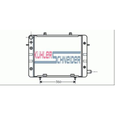 0600011 KUHLER SCHNEIDER Радиатор, охлаждение двигател