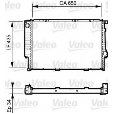 731523 VALEO Радиатор, охлаждение двигателя