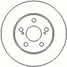 6540 10 KAWE Тормозной диск
