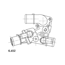6.452.80 BEHR Термостат, охлаждающая жидкость