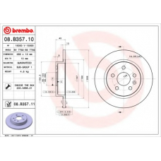 BS 7792 BRECO Тормозной диск