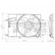 809-0018 TYC Вентилятор, охлаждение двигателя