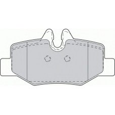 FD6930V NECTO Комплект тормозных колодок, дисковый тормоз