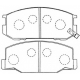 FP0245 FIT Комплект тормозных колодок, дисковый тормоз