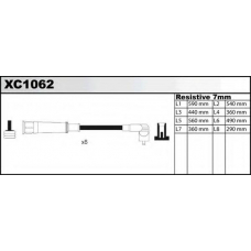 XC1062 QUINTON HAZELL Комплект проводов зажигания