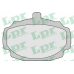 05P923 LPR Комплект тормозных колодок, дисковый тормоз