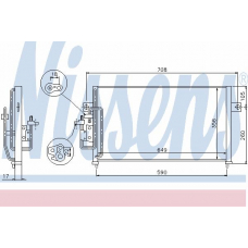 94037 NISSENS Конденсатор, кондиционер