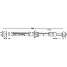 FBH6299 FIRST LINE Тормозной шланг