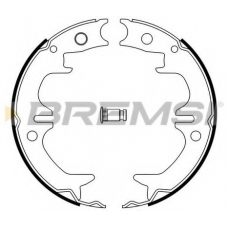 GF0962 BREMSI Комплект тормозных колодок, стояночная тормозная с
