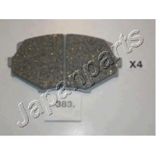 PA-383AF JAPANPARTS Комплект тормозных колодок, дисковый тормоз