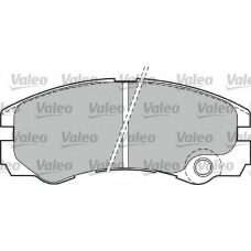 598661 VALEO Комплект тормозных колодок, дисковый тормоз