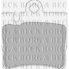 BBP1797 BORG & BECK Комплект тормозных колодок, дисковый тормоз