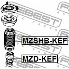 MZD-KEF FEBEST Амортизатор