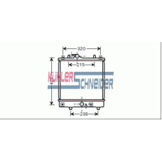 0600041 KUHLER SCHNEIDER Радиатор, охлаждение двигател