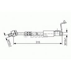 1 987 476 812 BOSCH Тормозной шланг