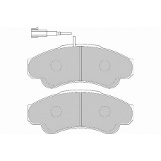 FD6896N NECTO Комплект тормозных колодок, дисковый тормоз