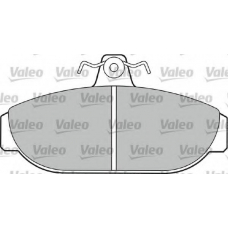 598221 VALEO Комплект тормозных колодок, дисковый тормоз