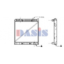 134990N AKS DASIS Радиатор, охлаждение двигателя