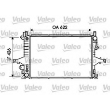 734720 VALEO Радиатор, охлаждение двигателя