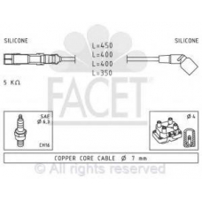 4.7069 FACET Комплект проводов зажигания