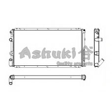 N656-24 ASHUKI Радиатор, охлаждение двигателя