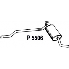 P5506 FENNO Глушитель выхлопных газов конечный