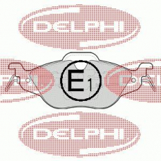 LP1310 DELPHI Комплект тормозных колодок, дисковый тормоз
