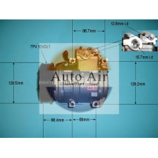 14-1443 AUTO AIR GLOUCESTER Компрессор, кондиционер