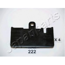 PP-222AF JAPANPARTS Комплект тормозных колодок, дисковый тормоз